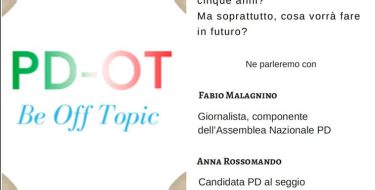 01/03 Torino. “E allora il PD?” Incontro pre-elettorale con Fabio Malagnino e la candidata Anna Rossomando