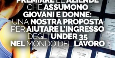 Premiare le aziende che assumono giovani e donne