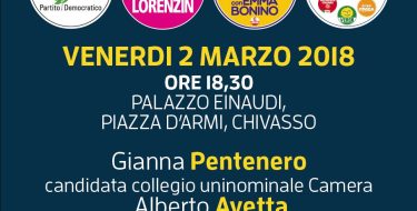 02/03 Chivasso. Chiusura campagna elettorale di Gianna Pentenero