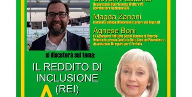 22/02 Pinerolo. Magda Zanoni all’incontro con Giovanni Lattanzi sul REI – Reddito Di Inclusione