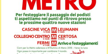24/02 Rivoli. PodistiDemocratici. Corri per la Metro