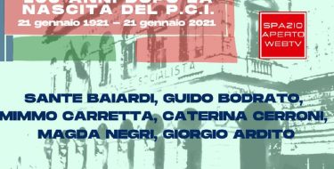 21/01 ore 18,30 – A cento anni dalla nascita del Partito Comunista Italiano