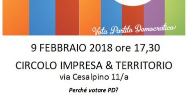 09/02 Torino. Perché votare PD? Ne parliamo con i candidati di Camera e Senato Bragantini, Laus, Manzi, Esposito