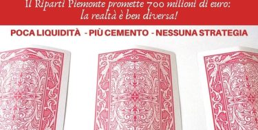 RAVETTI-GALLO: “CIRIO E IL GIOCO DELLE TRE CARTE”