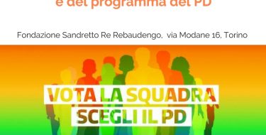 Gioved&igrave; 8 febbraio. Presentazione candidati e programma PD