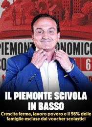 Report IRES 2026, Rossi (PD): &laquo;Il Piemonte scivola sul piano inclinato della destra. Crescita ferma, lavoro povero e il 56% delle famiglie escluse dai voucher scolastici. Pronti alla battaglia in Consiglio&raquo;