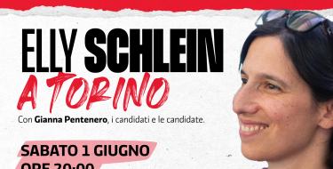 Elly Schlein a Torino