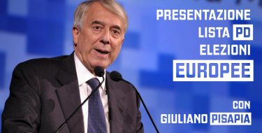 EUROPEE 2019: 24 aprile Presentazione candidati piemontesi con Giuliano Pisapia