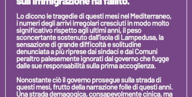 Immigrazione: il fallimento della destra ricade sugli amministratori