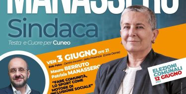 “Fare comunità, lo sport come motore di inclusione sociale”. Mauro Berruto incontra la candidata sindaca Patrizia Manassero (Cuneo, 3 giugno h 21)