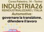 Industria26 – Automotive: governare la transizione, difendere il lavoro