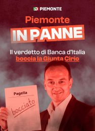 Rossi (PD): &ldquo;Piemonte al palo, il report di Banca d&rsquo;Italia certifica il fallimento delle destre”