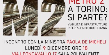 9/12 Metro 2: si parte? – Incontro con la Ministra Paola De Micheli