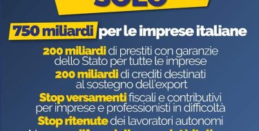 Gualtieri: subito 400 miliardi alle imprese