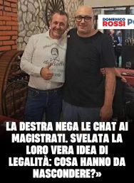 Caso Delmastro, Rossi (PD): &laquo;La destra nega le chat ai magistrati. Svelata la loro vera idea di legalit&agrave;: cosa hanno da nascondere?&raquo;