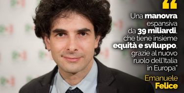 Manovra espansiva da 39 miliardi: l’Italia torna protagonista