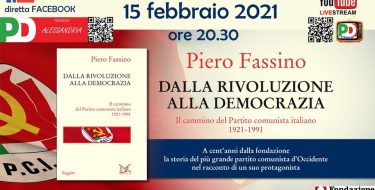 15/02 ore 20,30 – Pd Alessandria – Dalla Rivoluzione alla Democrazia