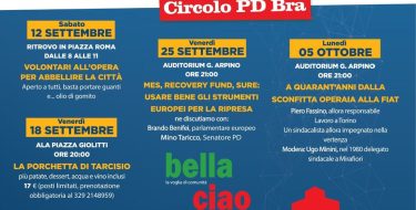 PD BRA. FESTA DE L’UNITÀ 2020