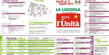 FESTA DE L’UNITA’ DI VILLADOSSOLA (5-17 AGOSTO 2015)