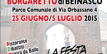 FESTA DE L’UNITA’ – BEINASCO (25 giugno – 5 luglio 2015)