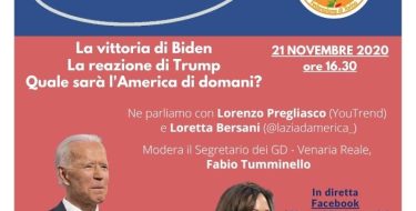 GD TORINO. L’America di domani: da Trump a Biden (diretta streaming 21/11 ore 16,30)