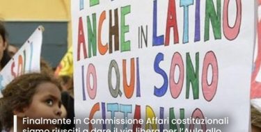 Via libera per l’Aula allo Ius Scholae
