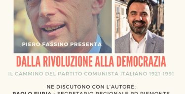12/4 ore 21 – Pd Moncalieri – Piero Fassino presenta il suo libro