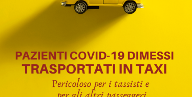 COVID19. AVETTA: PAZIENTI DIMESSI TRASPORTATI A CASA IN TAXI? ICARDI SCARICA LA RESPONSABILITÀ SULLE ASL