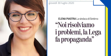 Migranti in Piemonte. La sindaca di Settimo Torinese Elena Piastra: “Noi risolviamo i problemi, la Lega fa propaganda”