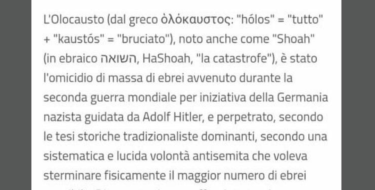 San Francesco al Campo: comunicato negazionista su pagina del comune