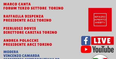 SPAZIO APERTO. LIVE SU TERZO SETTORE: MISURE NAZIONALE E RICADUTE LOCALI (15 maggio h 18,00)
