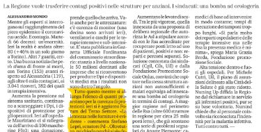 Coronavirus, 80 decessi in un solo giorno. Lepri: “La lentezza nelle forniture è evidente”