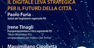 20/9 ore 18,00 – Torino #innovazione #futuri il digitale leva strategica per il futuro della città