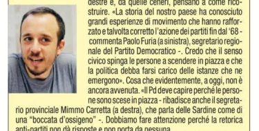 “Il malcontento ora diventi voto. Noi dobbiamo trovare il modo”