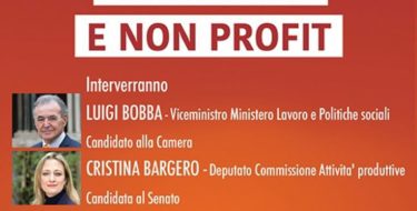 19/02 Valenza. Incontro su “Sinergie tra profit e non Profit”. Con Luigi Bobba, Cristina Bargero