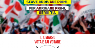 Per far crescere l’Italia serve arrivare primi. Per arrivare primi, servi tu